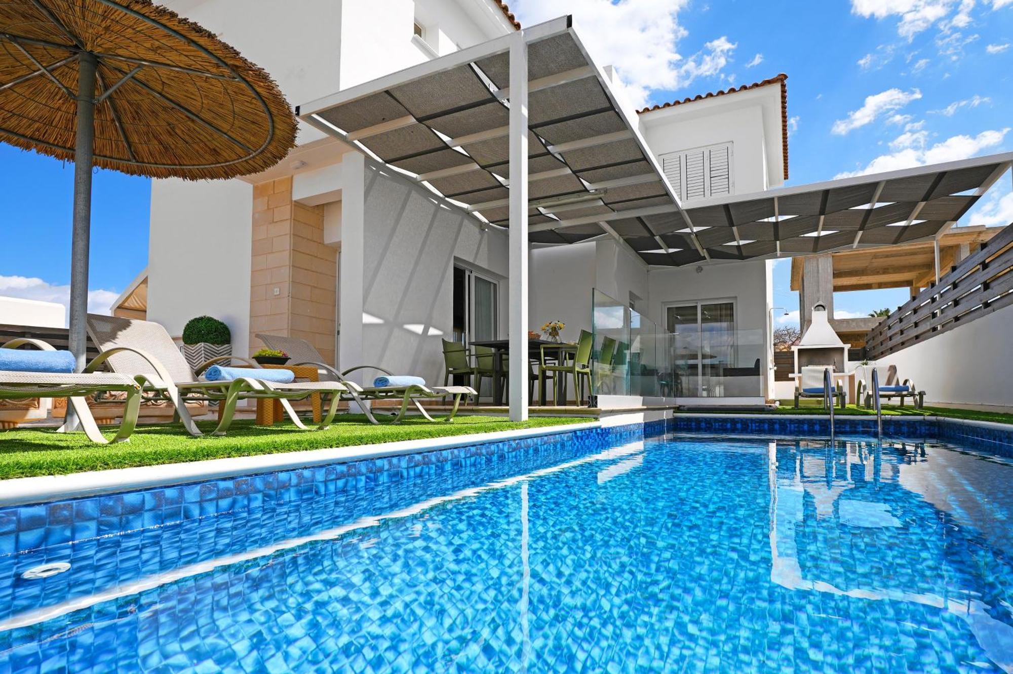 Villa White Star - 100M From Serena Beach Protaras Eksteriør bilde
